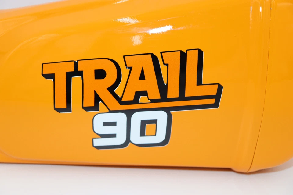 Honda CT90 1978 caja de aire y cubierta de tubo inferior reproducción juego de calcomanías (solo calcomanías) Foto 4 de 4