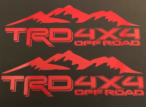 2 TRD Off Road Toyota Racing Development Tacoma Tundra Truck 4X4 Decal Sticker - Bild 7 von 12