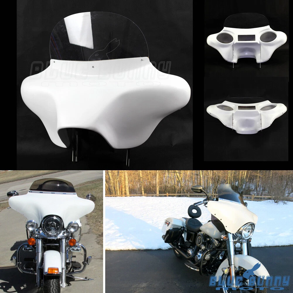 Detachable Batwing Fairing 6x9 Speaker For Harley Road King, 46 OFF