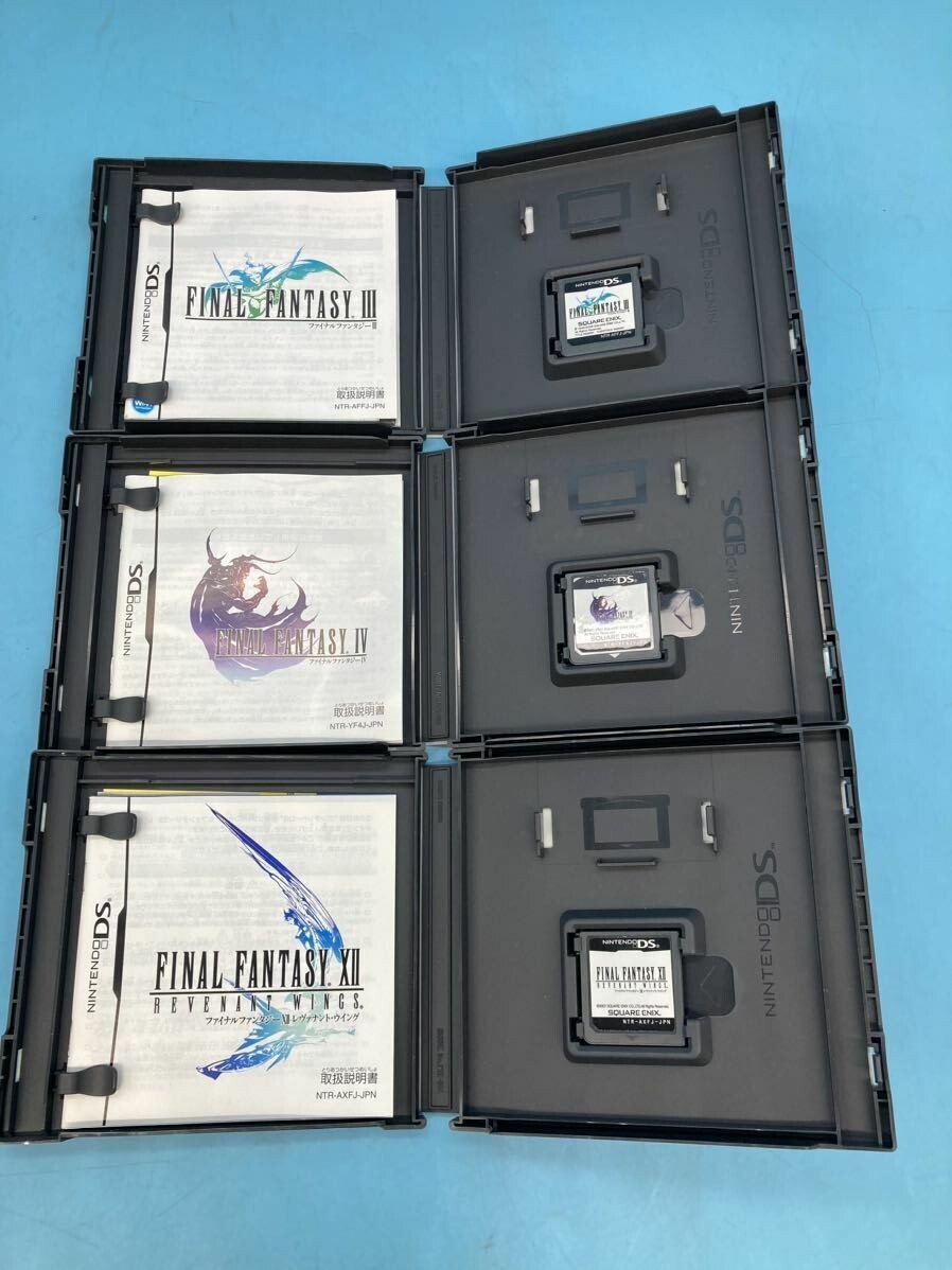 Lot 3 Final Fantasy III 3 & IV 4 & Revenant Wings set Nintendo DS
