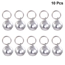 10PCS Pet Small Bells Dog Collar Charm Jingle Bells Pet Pendant for Cat Puppy
