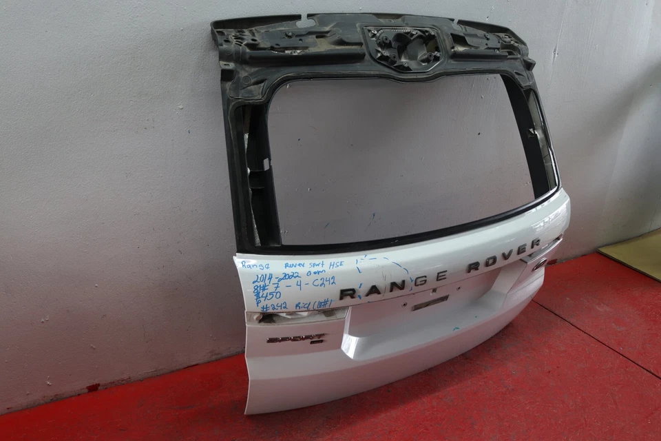 2014 2022 LAND ROVER RANGE ROVER SPORT HSE REAR LIFTGATE SHELL OEM Foto 3 de 4