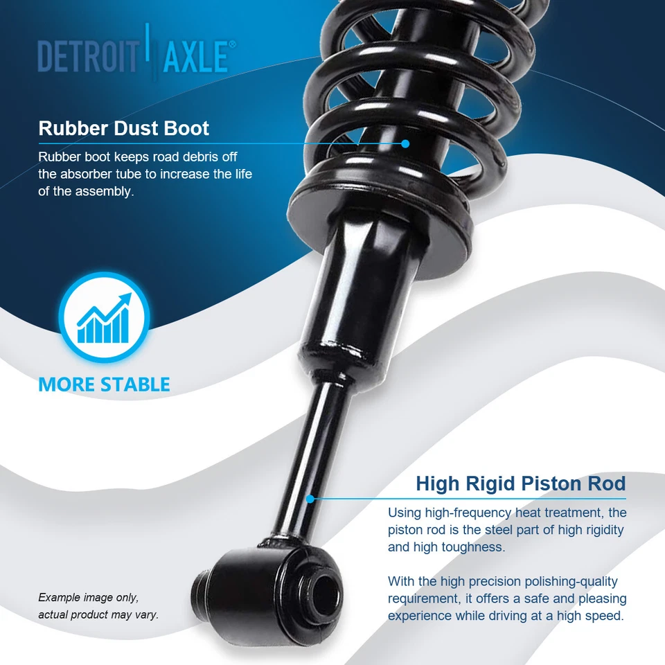 Puntales delanteros con muelles helicoidales barra estabilizadora eslabones para Ford Explorer Mercury Mountaineer Foto 4 de 4