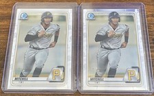 Cal Mitchell 2020 Bowman Prospects Chrome #BCP-43 Pittsburgh Pirates Lot (2)