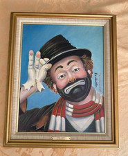 Red Skeleton The Gent Signed Canvas (Limited Edition 1313/5000) Clown Art, COA