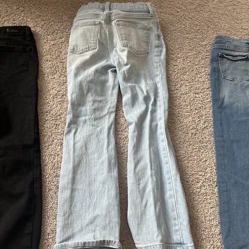 Girls Size 8 Old Navy And RSQ Girls Jeans- Lot Of 3- Blue And Black - Picture 10 of 11