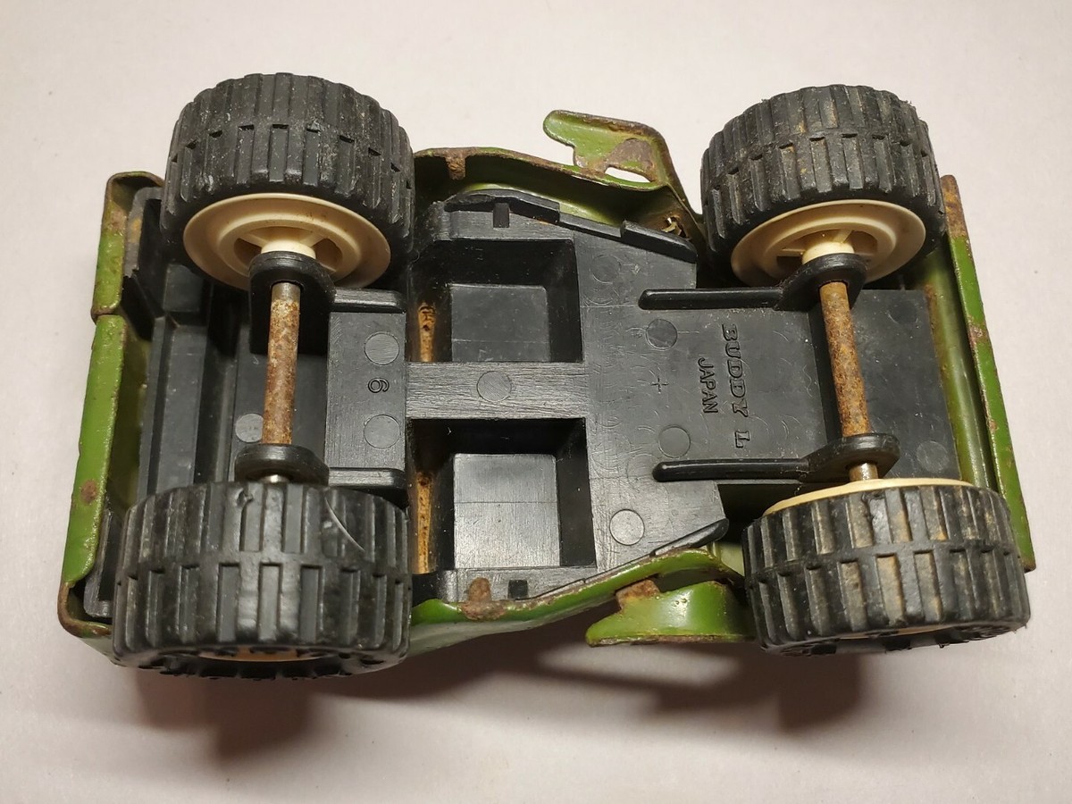 Vintage 1980's BUDDY L Army Jeep HQ 4928 STEEL FRAME Army Vintage 1980's BUDDY L Army Jeep HQ 4928 STEEL FRAME Army
