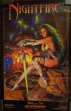 ROLLED NIGHTFIRE GREG & TIM HILDEBRANDT JRR TOLKIEN 22X34 POSTER SCORPIO 585