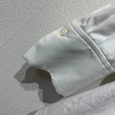 BED J.W FORD No Collar Vest Shirt WHITE | eBay 