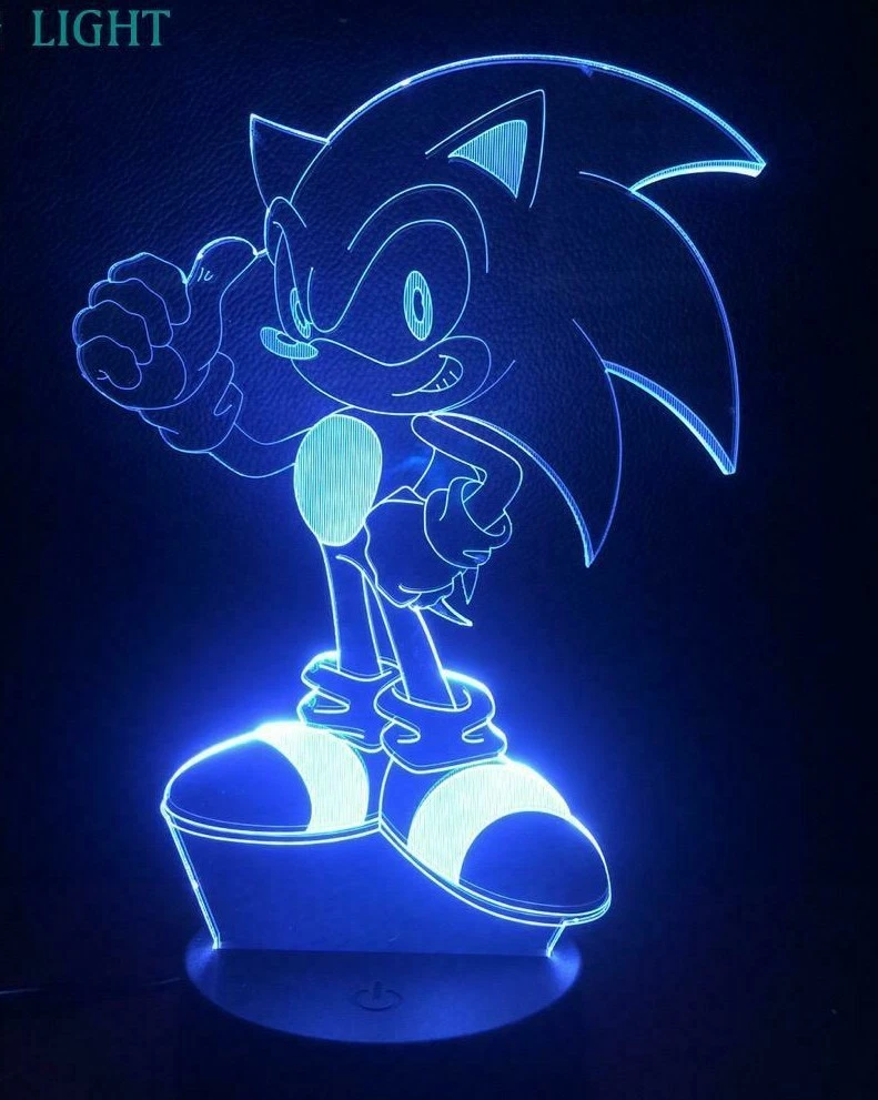Sonic cheap hedgehog lamp