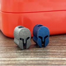 EDC Titanium Key Parachute Cord DIY Bead Keychain Pendant Lanyard Zipper Head