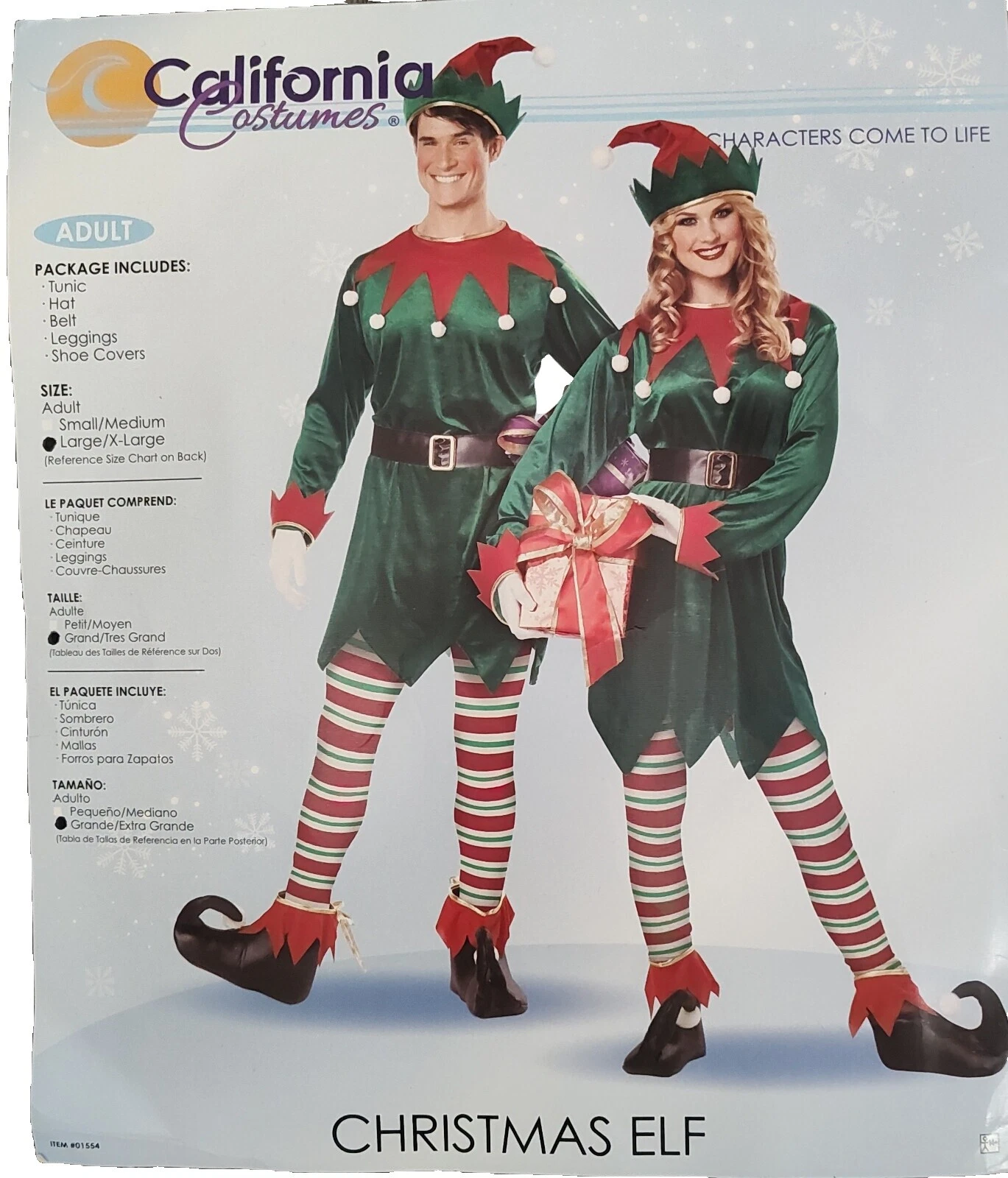 Traje completo California Costume Collections trajes de Navidad para De mujer