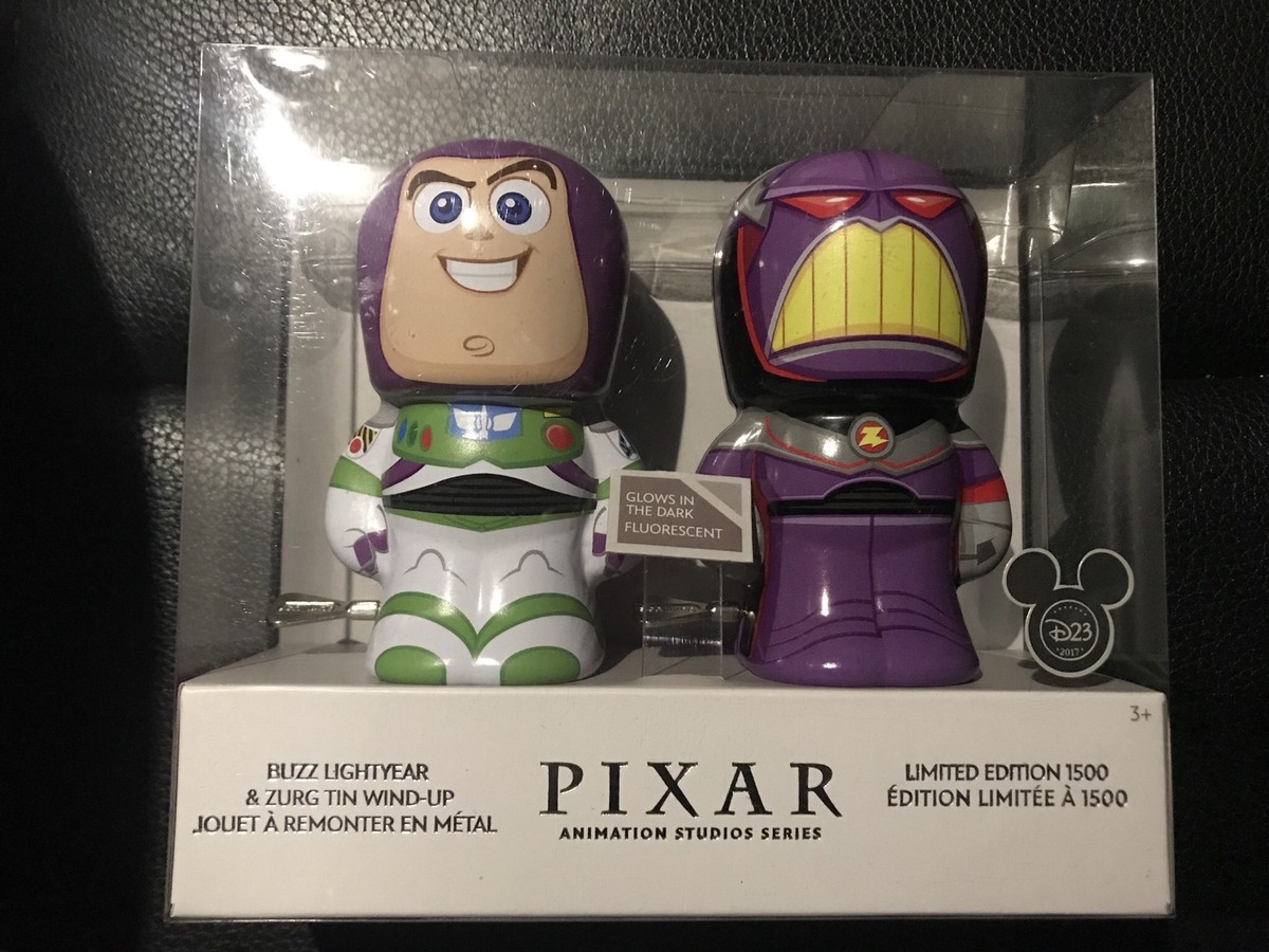 Pixar Toy Story BUZZ & ZURG Tin Windup 2017 Disney D23 Expo 