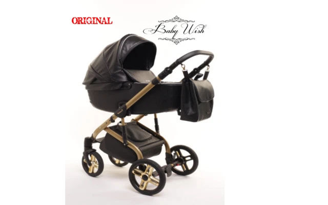 STILO Pram Baby Fashion 2in1, 3in1 CARRYCOT+PUSHCHAIR + CAR SEAT + ISOFIX BASE