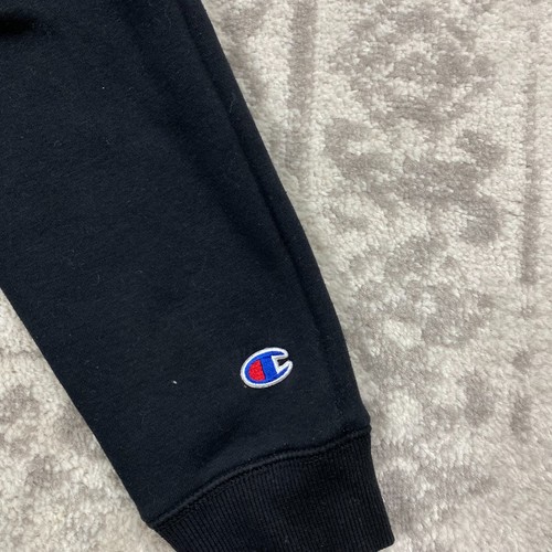 Champion Hoodie Youth Black Gym Training Classic Y2K Pullover Sweatshirt Size XL - Picture 4 of 6