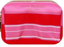 ISAAC MIZRAHI PILL CASE WITH 8 SECTION ORGANIZER Red And Pink