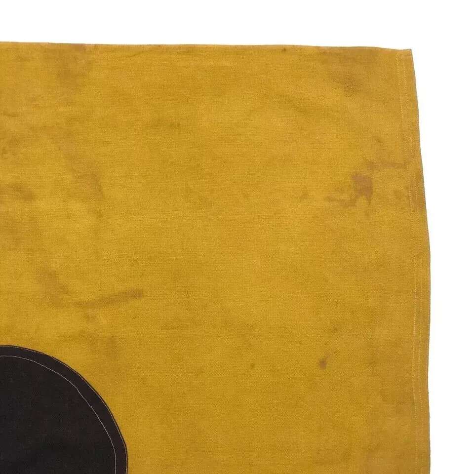 Vintage Cotton Nautical Signal Flag Maritime ICS India Old Naval Ship