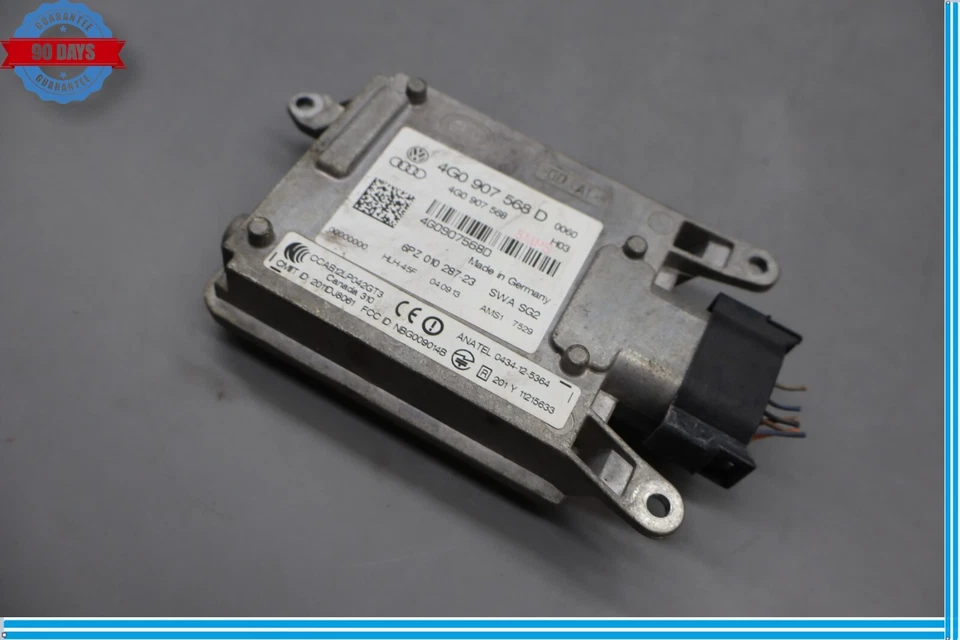12-18 Audi A6 Preium Rear Left Side Blind Spot Radar Control Sensor Module Oem - Image 3 of 4
