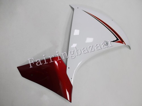 Fit for 2009-2011 YZF R1 Pearl White Candy Red ABS Plastic Injection Fairing Kit - Picture 5 of 8