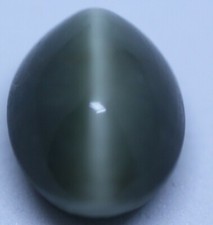 Loose Natural green Chrysoberyl Cats Eye 4.49 ct cabochon Oval  untreated unheat