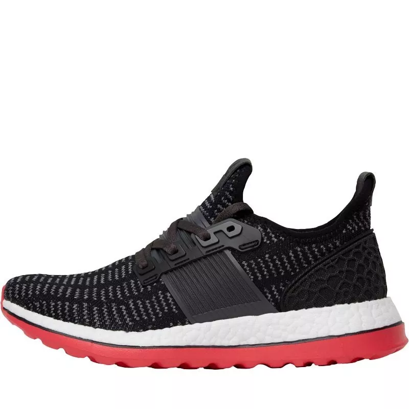 ADIDAS PURE BOOST ZERO GRAVITY RUNNING SHOES BLACK/GREY/RED 3.5 - BNIB eBay