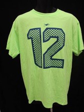 New Seattle Seahawks Fan 12 Mens Sizes M/L Green Shirt MSRP 23