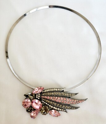  Silber  Damen Antik Kettenanhänger,Pink