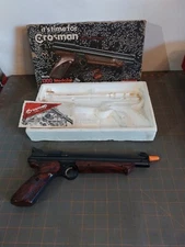 Vintage Crosman 1300 Medalist .22 cal Target Pistol with Box Needs Service