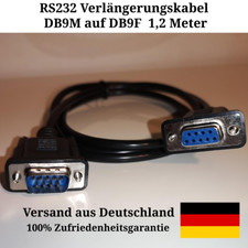 RS232 Verlängerungskabel DB9M auf DB9F - 120...