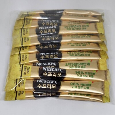 New NESCAFE Supremo Gold Mild Instant Coffee Mix 11.9 20 Sticks Bulk Pack Korean