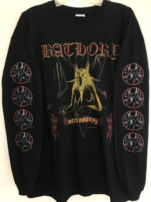 Bathory Long sleeve XL shirt Venom Sodom Sabbat Aura noir Darkthrone Hellhammer