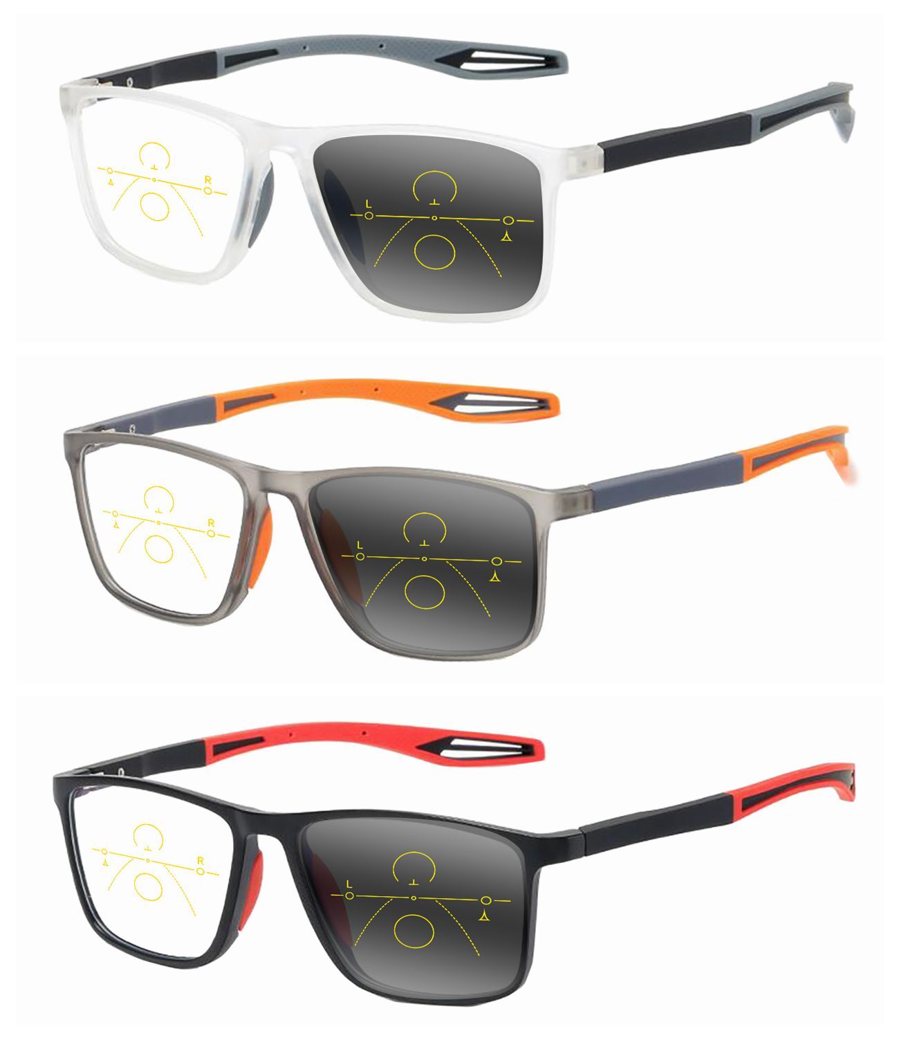 Progressive Sport Multifocal Men Women Transition Photochromic