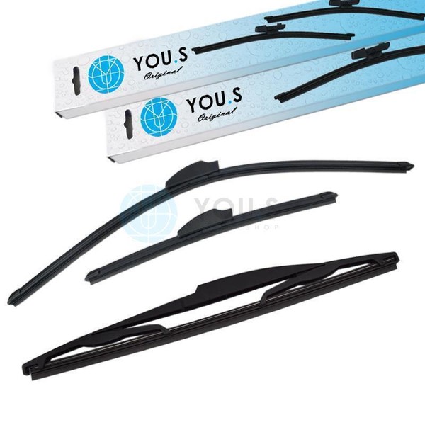 You.S Original Scheibenwischer SET Vorne + Hinten FüR Hyundai / Mazda - NEU-image