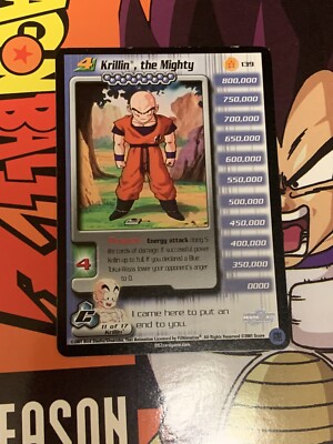Krillin, the Mighty #139 Rare LIMITED Personality Cell Saga Non