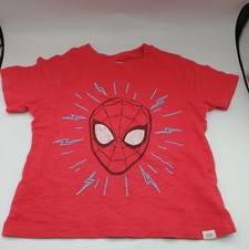 baby GAP MARVEL Spider-Man Short Sleeve T- Shirt Top Size 5y