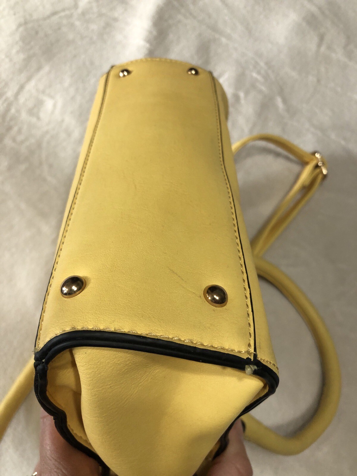 Charming Charlie Yellow Purse Handbag Medium Size eBay