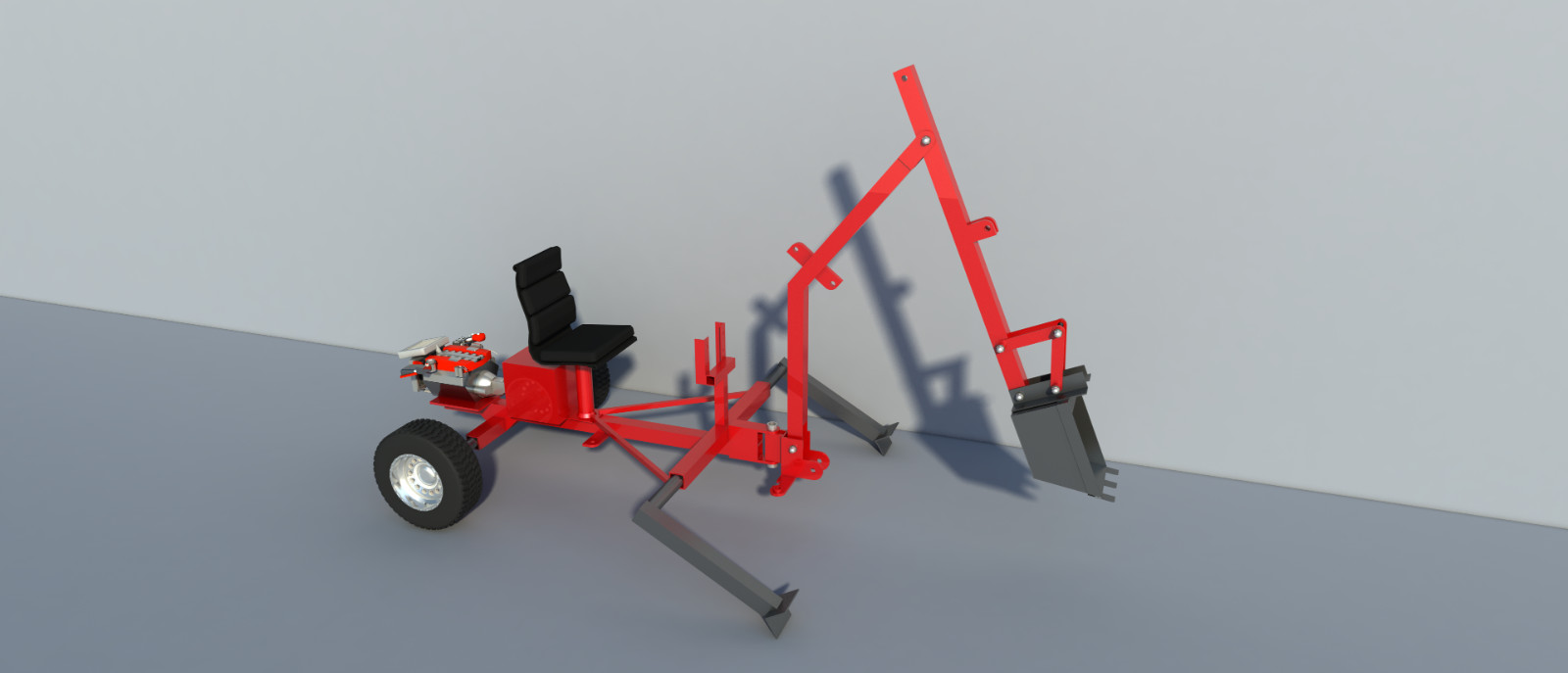 DIY Portable Towable Backhoe Plans Build Your Own Track Hoe