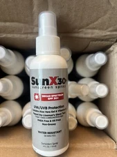 SUNX 18-304 Sunscreen,4 oz,Spray Bottle,30 SPF 31DJ83