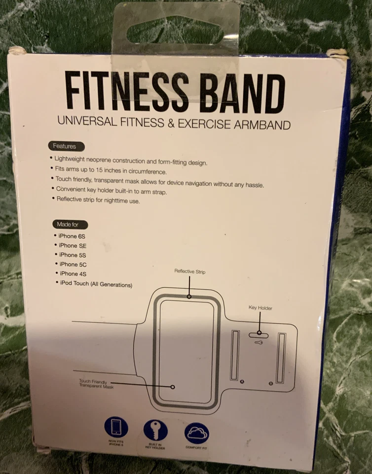 🌍 Pulseira Fitness Universal Fitness Y Exercício Braçadeira, Nova!!️ - Imagem 2 de 3