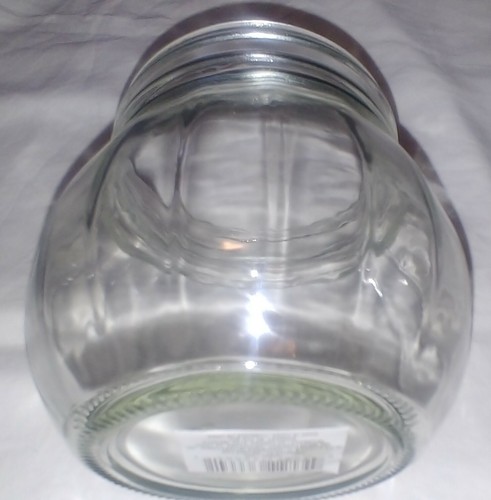 20 oz. Glass Storage Jar and Cooler with White Lid (Set of 3) - Picture 3 of 3