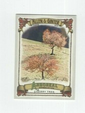 2021 TOPPS ALLEN & GINTER ARBOREAL APPRECIATION CHERRY TREE #AA-8