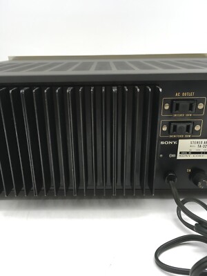 Sony TA-3200F Stereo Power Amplifier Serviced & Tested Vintage