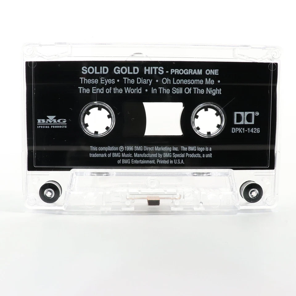 Gold Records Collection: Solid Gold Hits (Cassette Tape, 1996, BMG) DPK1-1426 - Image 4 of 4