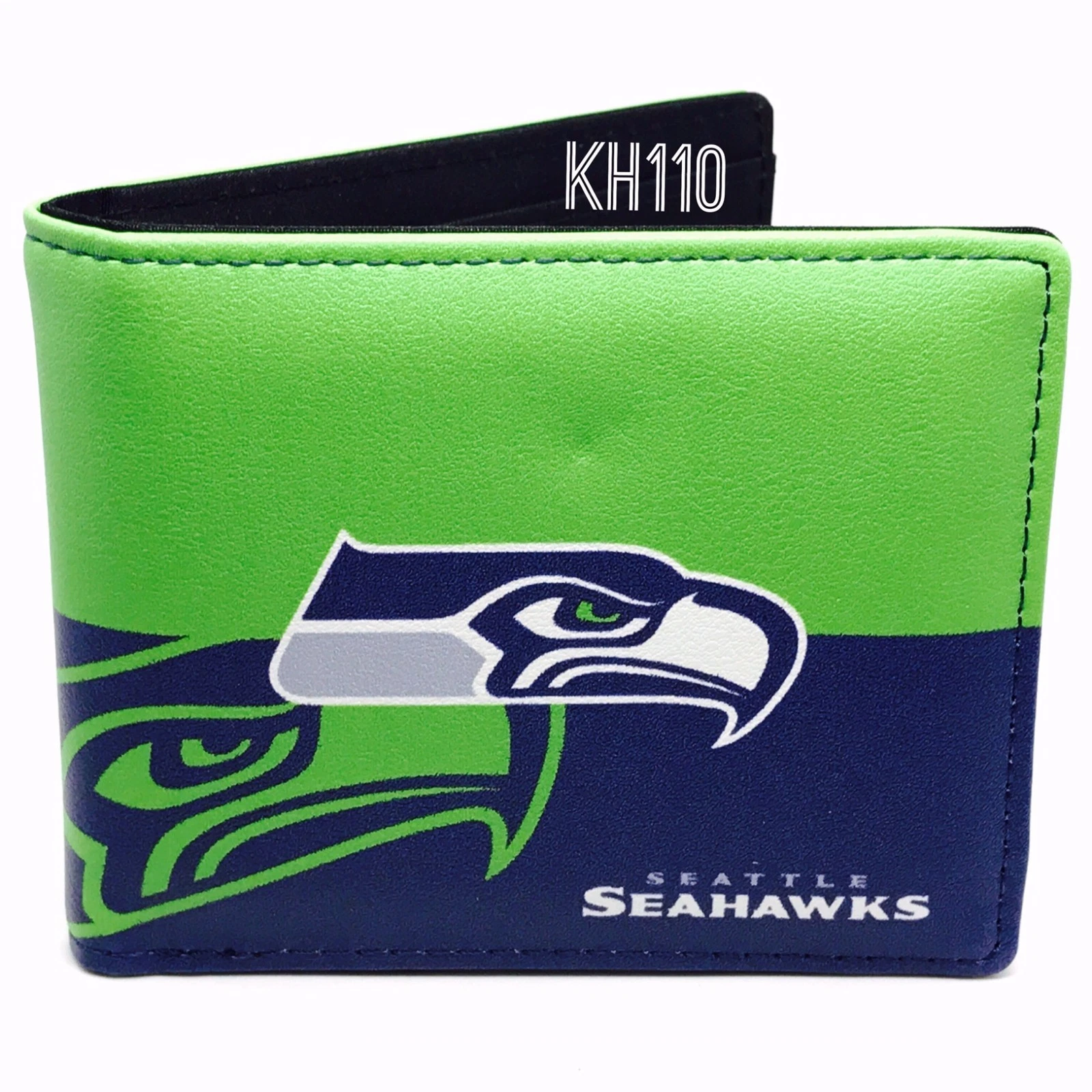 Seattle Seahawks Leather Bifold Wallet for Men