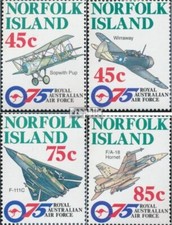 norfolk-Île 608-611 (complète edition) neuf avec gomme originale 1996 air force