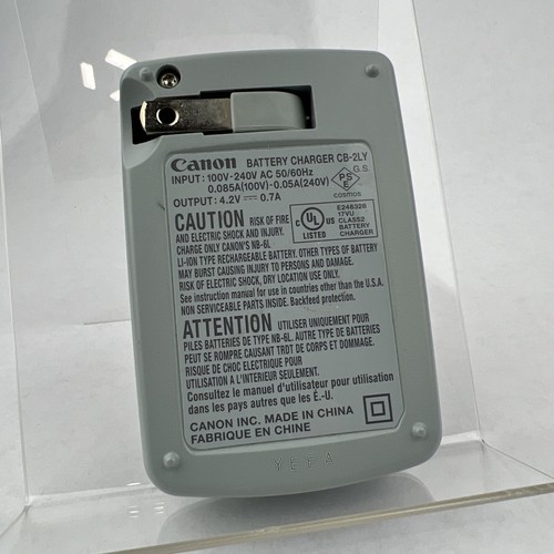 Like New Canon CB-2LY Charger for NB-6L NB-6LH - PowerShot ELPH 500 HS D10 SD770 - Photo 2 sur 2