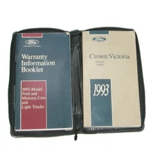 1993 Ford Crown Victoria Factory Original Glovebox Owners Manual Book Portfolio