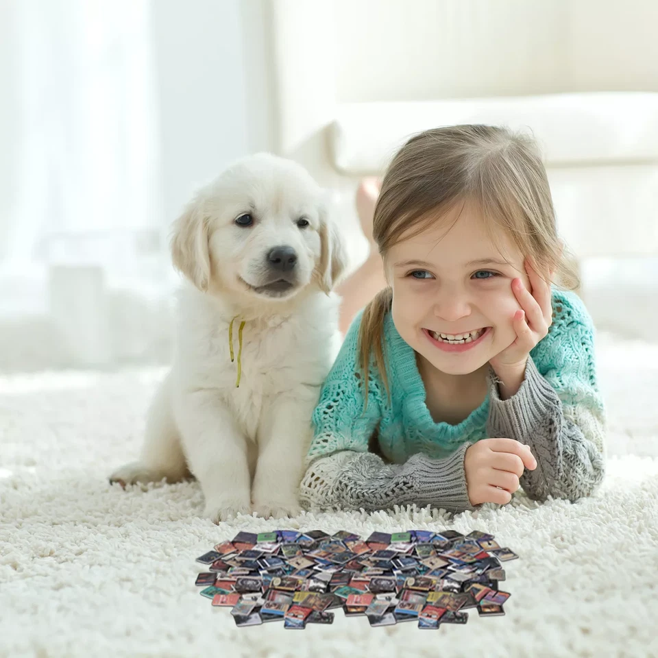 200PCS Dollhouse Miniatures Prop Books Fill Bookshelf Novels Lot All Different - Image 3 of 4