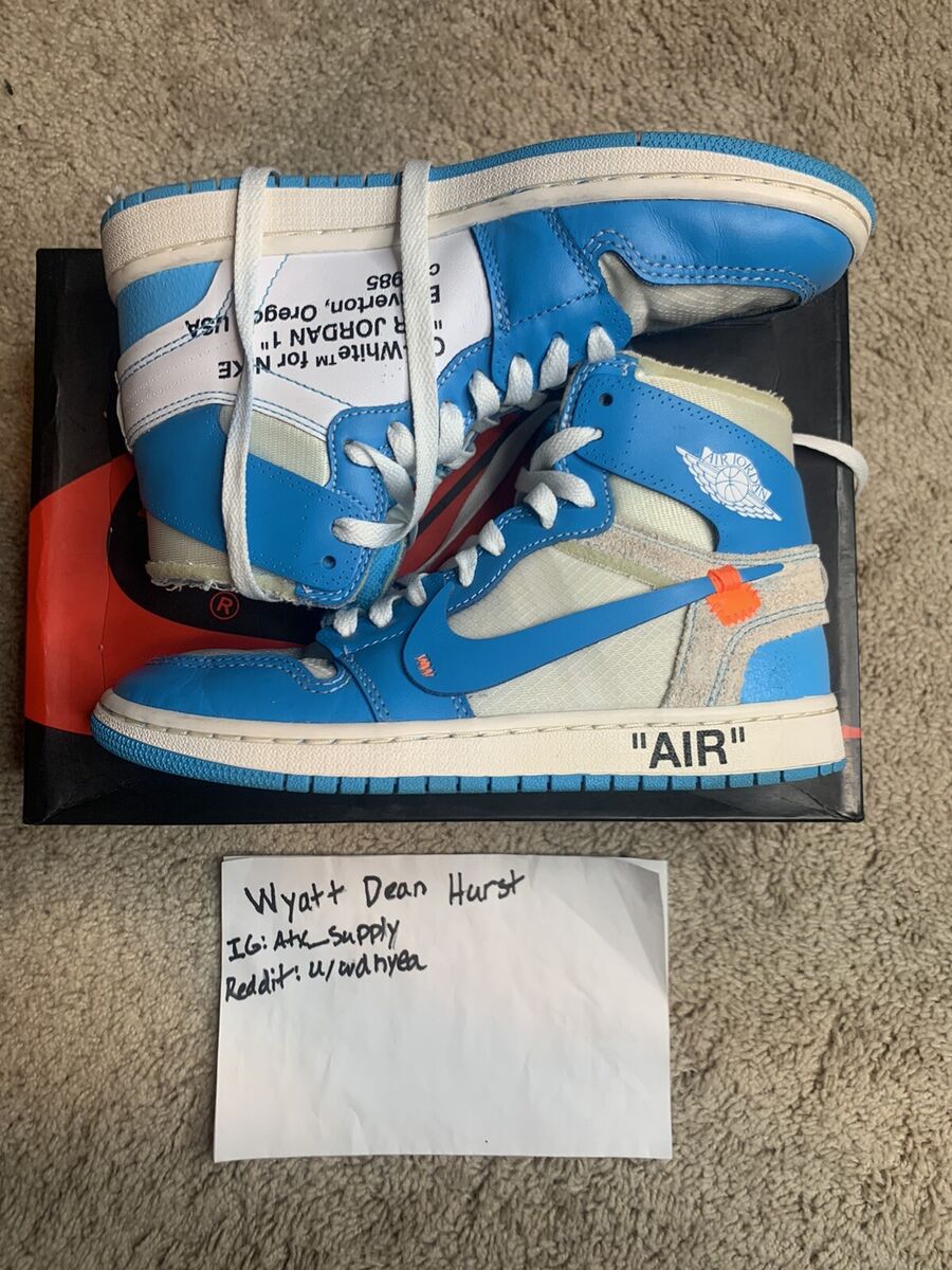 Size 5.5 - Jordan 1 Retro High OG x OFF-WHITE UNC 2018 Size 5.5 - Jordan 1 Retro High OG x OFF-WHITE UNC 2018