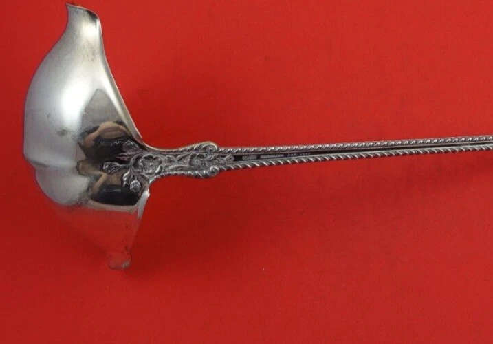 Cucharón perforador de plata esterlina Cambridge by Gorham FH AS original lavado en oro 15" Foto 3 de 3